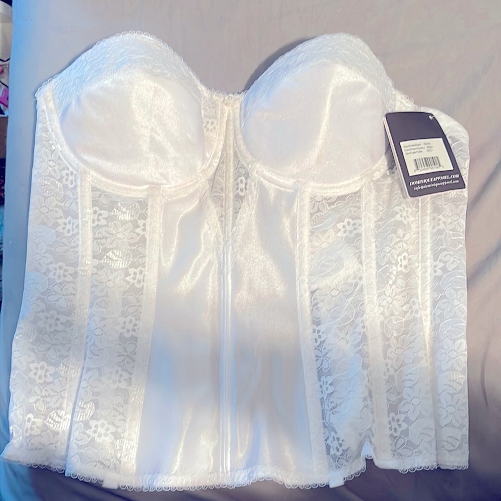 Strapless Lace Corset Bridal Bra